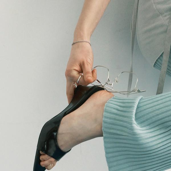 Lita 리타 클린실루엣 웨지힐 뮬