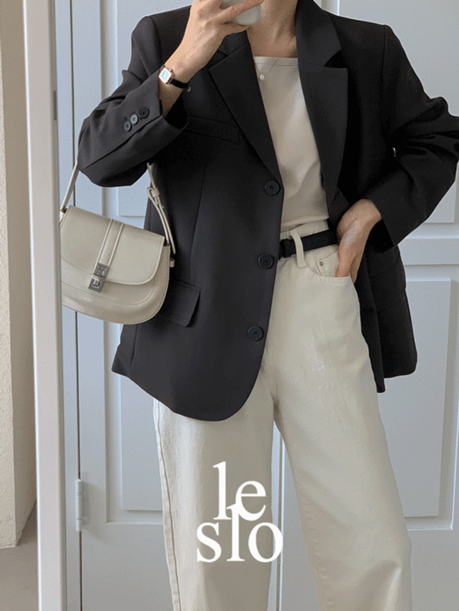 [leslo][키작녀]헤론 루즈핏 자켓[3color]