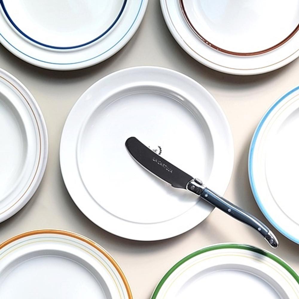 시라쿠스 메이플 빈티지 원형접시 S 예쁜 카페 디저트 파스타 브런치 플레이트  도자기 그릇