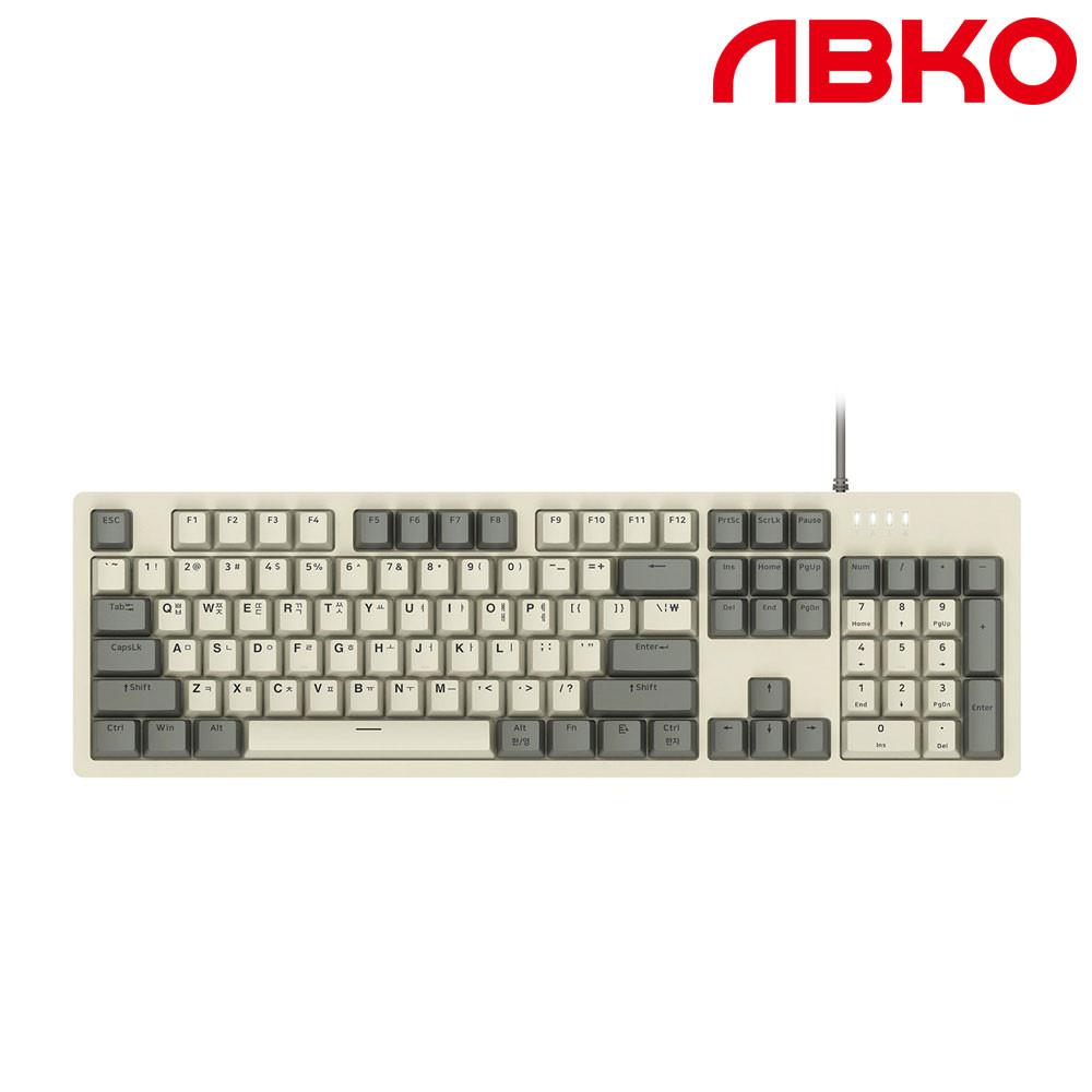 [ NEW 신제품 ] 앱코 K517 레트로 기계식 키보드 적축