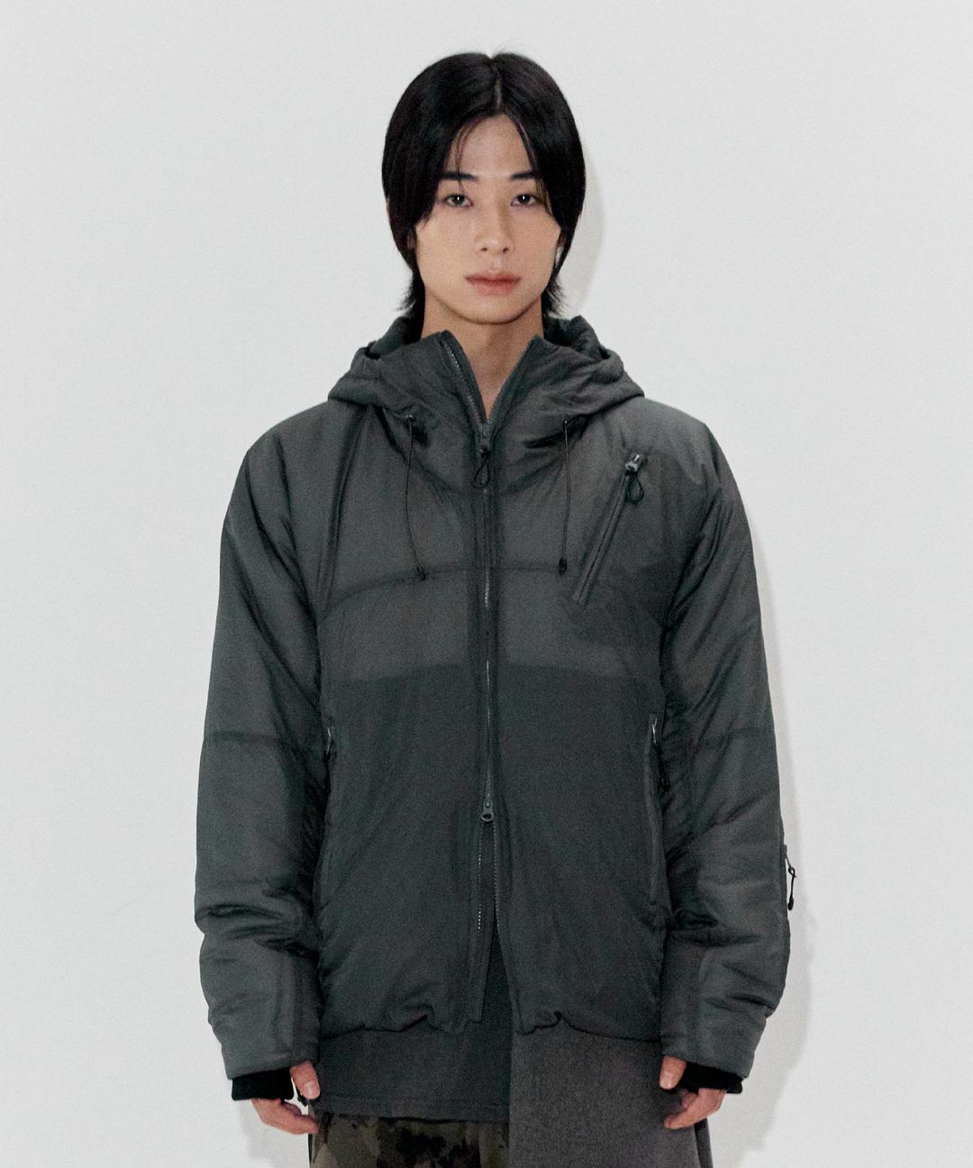 Reversible Thinsulate Padded Jumper (Charcoal)