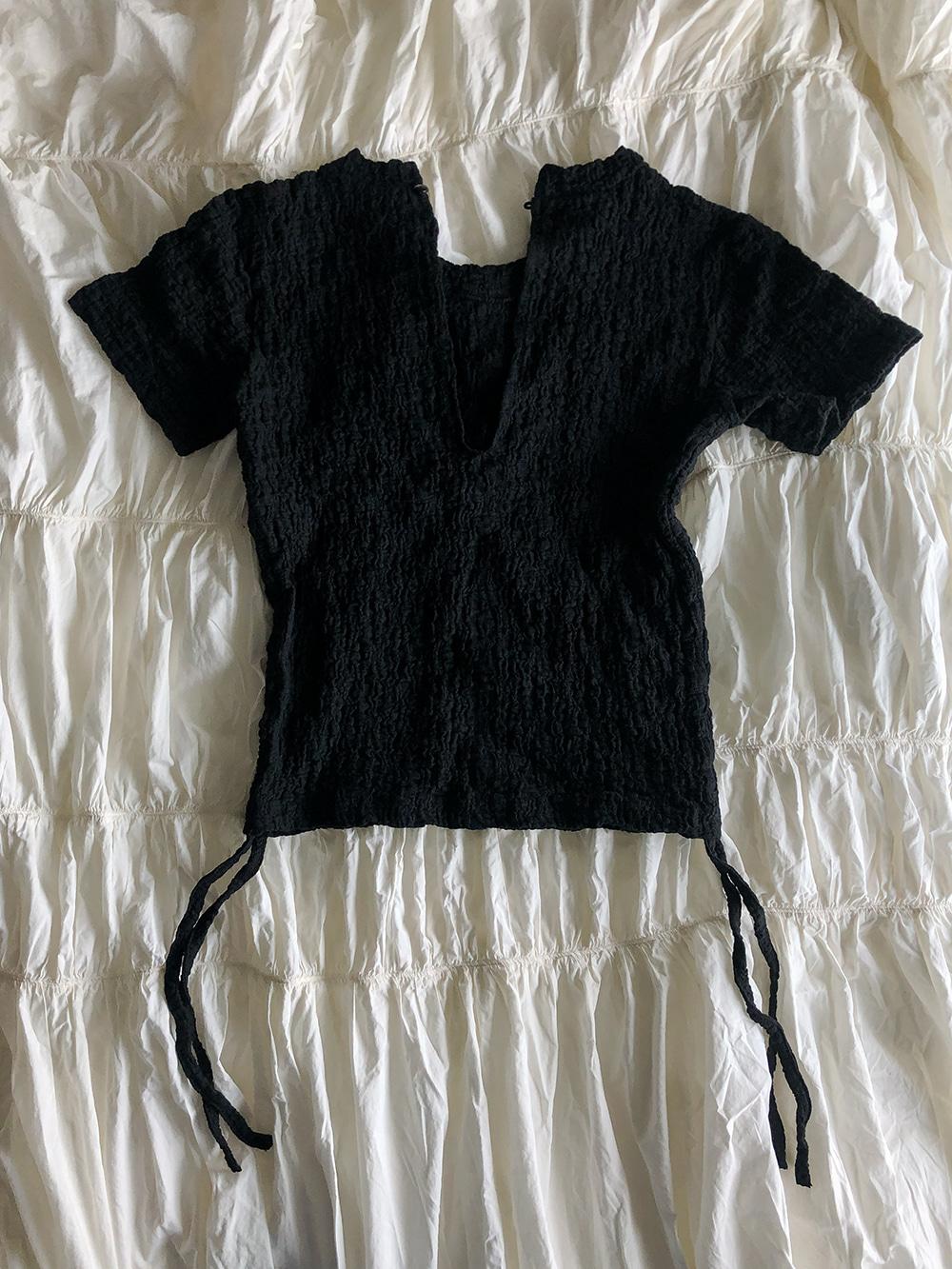 [SZZR] Gallen Emboss Top (1color)  당일 출고