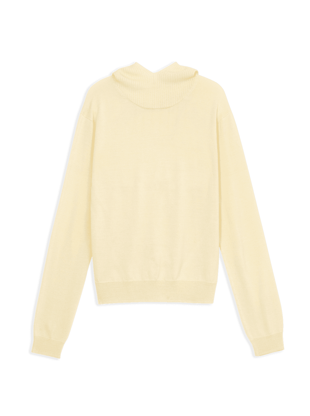 RIBBED HOODIE KNIT (IVORY)