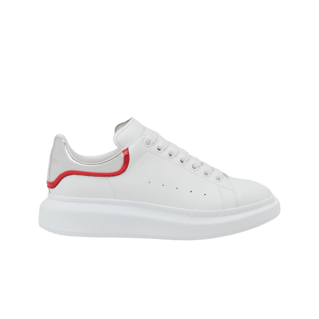 Alexander McQueen Oversized Sneakers White Silver Sienna