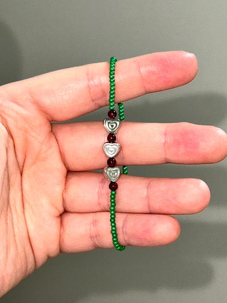 [너뜨] 오밀조밀 하트 팔찌
