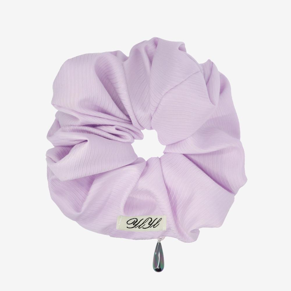 Peacock scrunchie, LILAC