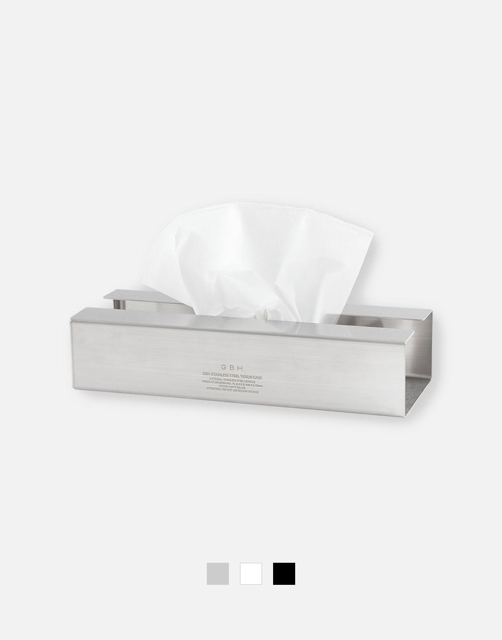 STAINLESS STEEL TISSUE CASE (3 COLOR)