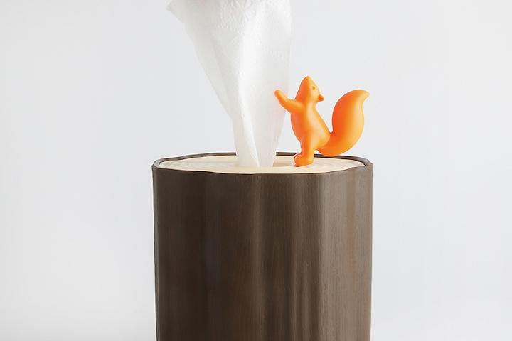 다람쥐 인테리어 두루마리 휴지 케이스