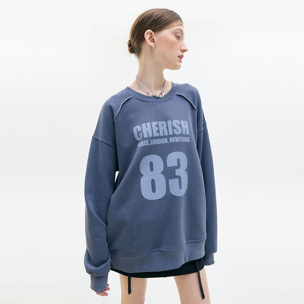 LX PIGMENT SWEATSHIRT(NAVY)