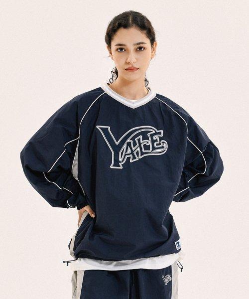 NYLON SPORTS TEAM JERSEY LS NAVY