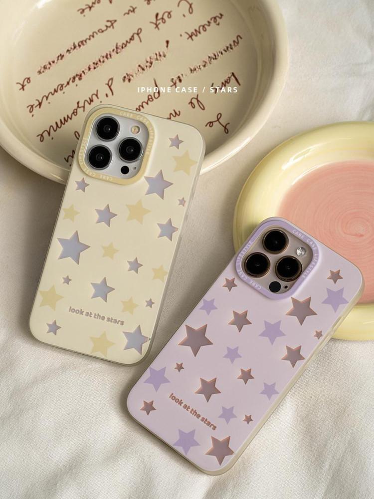 수심 Pastel Star Case 아이폰 스타 케이스 별 힙한 y2k 13 14 pro