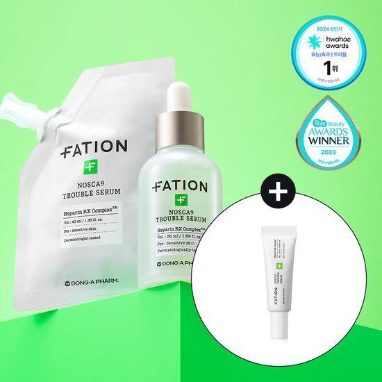 [단독기획] 파티온 노스카나인 트러블 세럼 50ml 대용량 기획(+리필40ml+크림10ml)