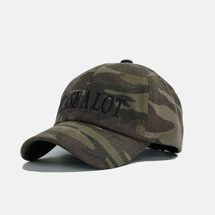 Logo camo ball cap - khaki