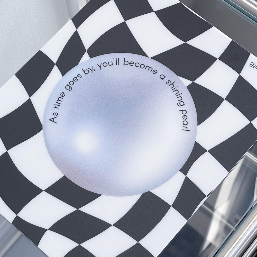 펄온체커보드 마우스패드 디자인 인테리어