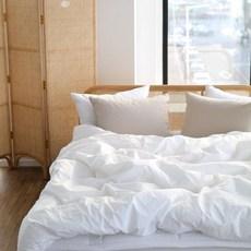 [천삼백케이] [베이직톤] 클린코튼 고밀도순면 차렵이불 옥수수솜 풀세트(LK)