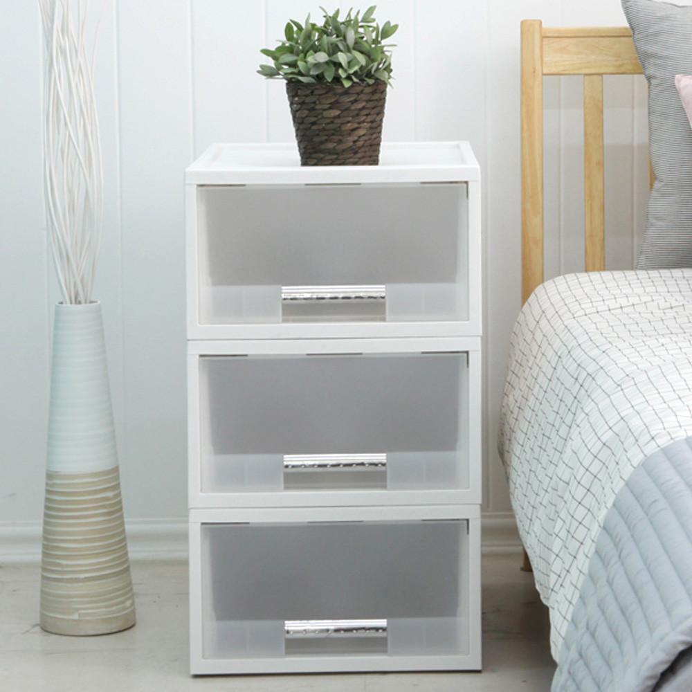 창신리빙 화인 플라스틱 리빙박스 40cm(1호) 옷 정리함 수납함