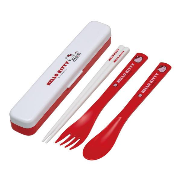 산리오 헬로키티 소음방지 도시락 수저세트 숟가락 젓가락 포크