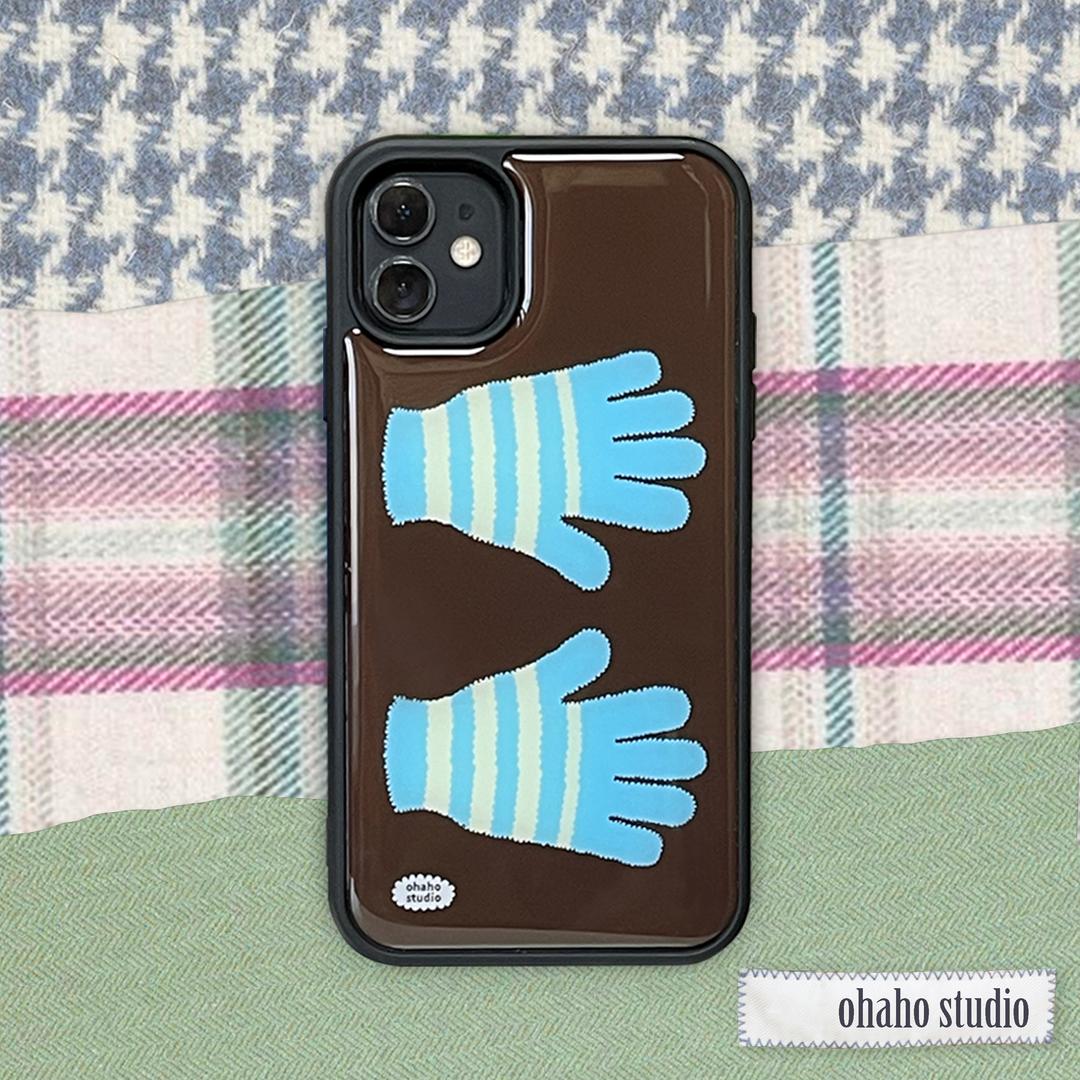 Fluffy Gloves Phone Case (에폭시범퍼)