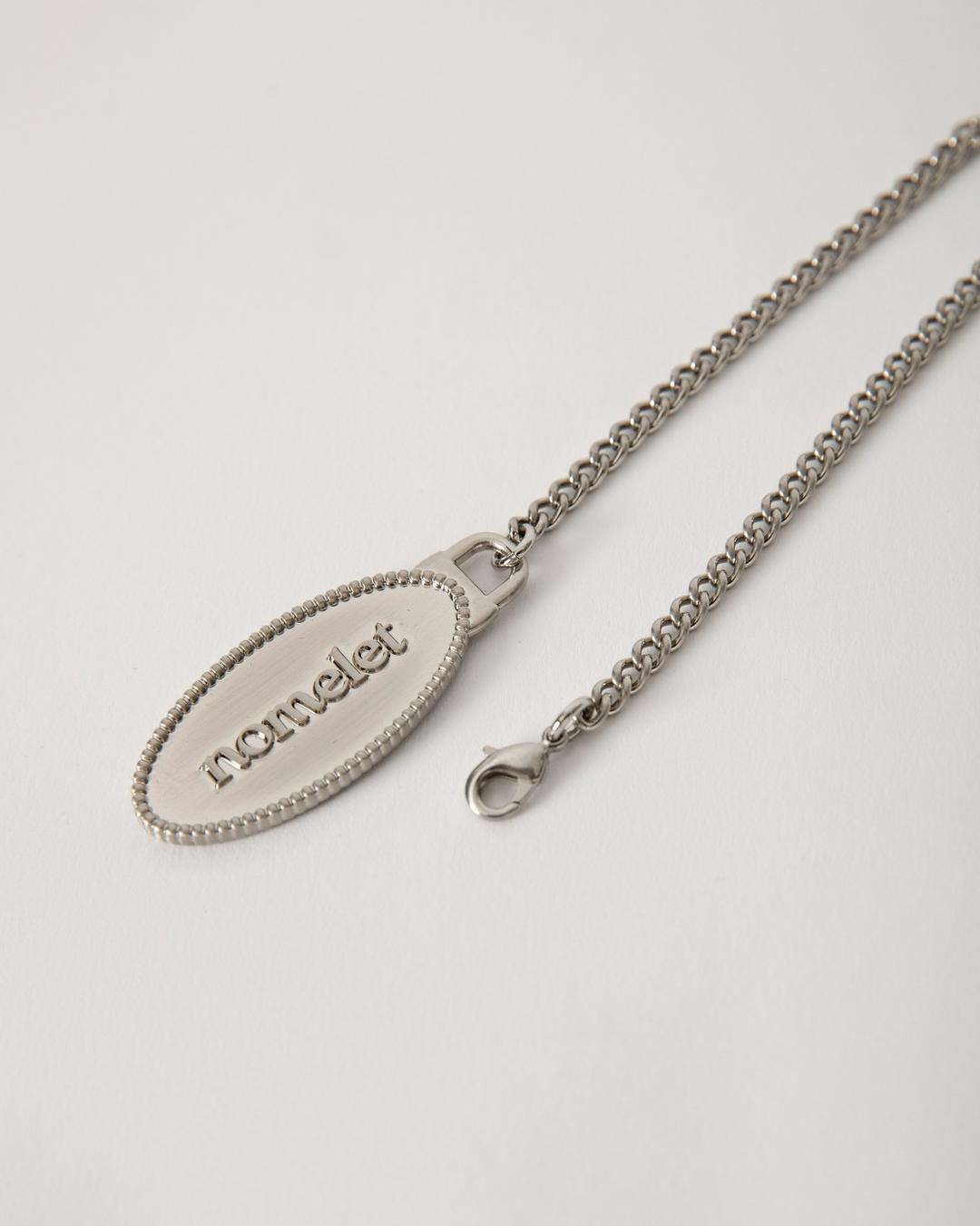 Logo 로고 실버 백 참