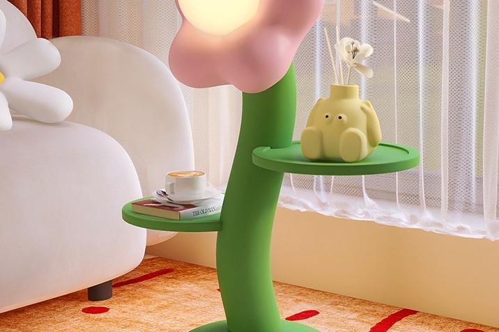 [해외]CHUCHEN flower 거실 사이드 수납 테이블