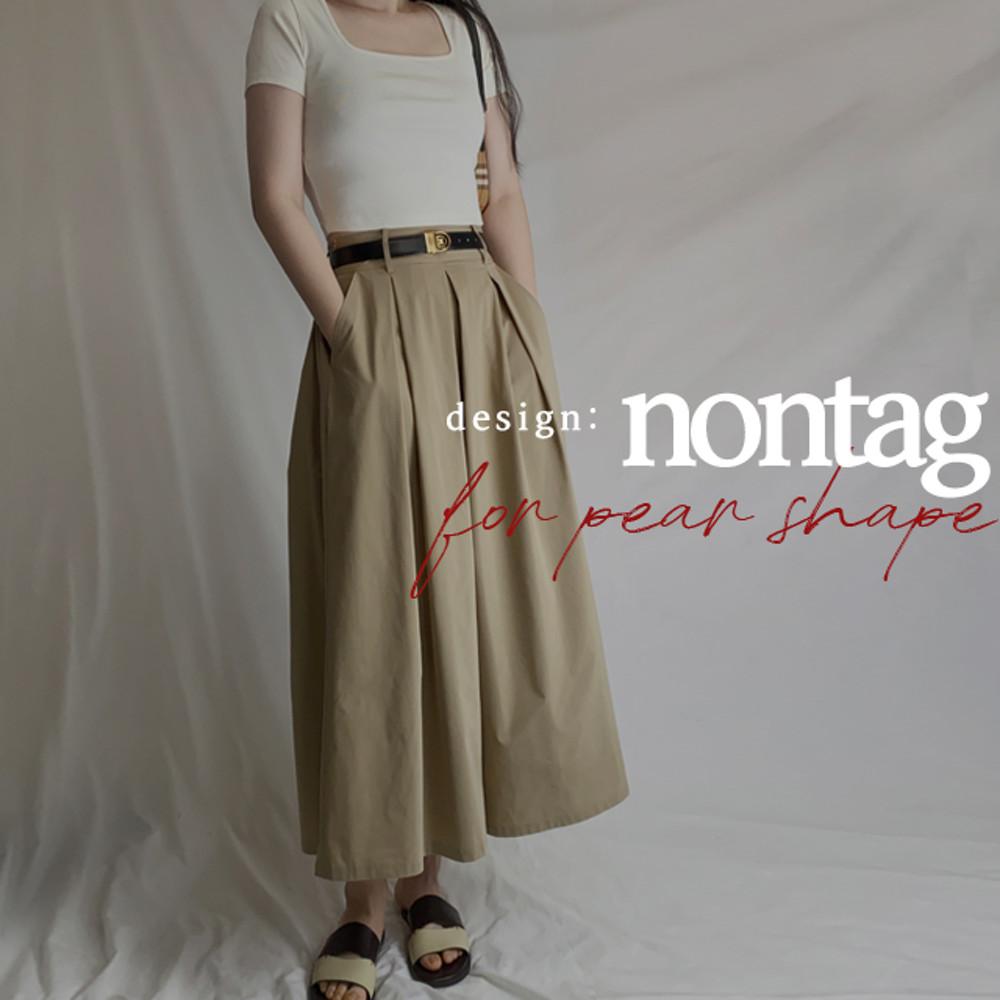 ruf pleats wide pants / 수입원단 자체제작 엉덩이 부각없는 치마바지