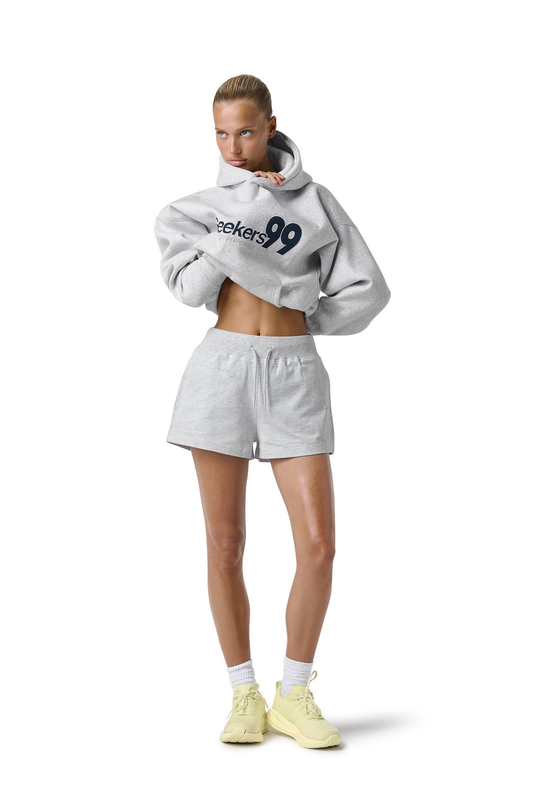 Trademark Mid Shorts in Passive - XS