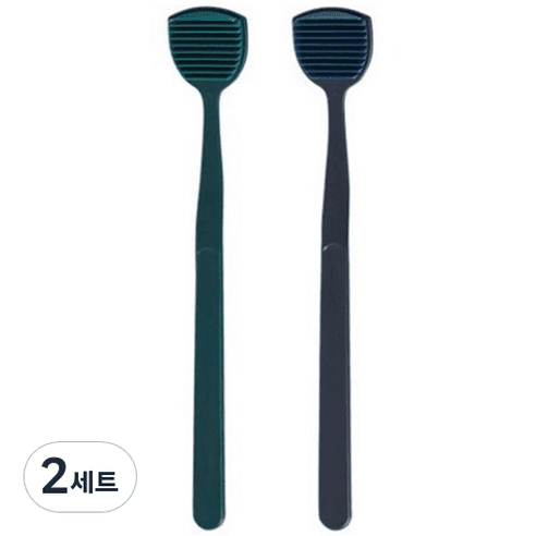 생활도감 10중 스크래퍼 혀클리너 그린 + 블루, 2세트 - 혀클리너 | 쿠팡