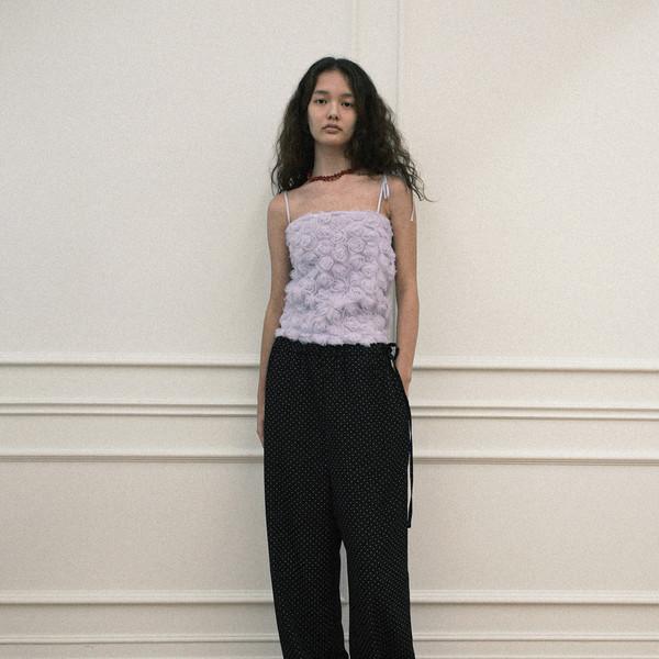 2월 6일 예약배송_Mini dot relax pants / Black