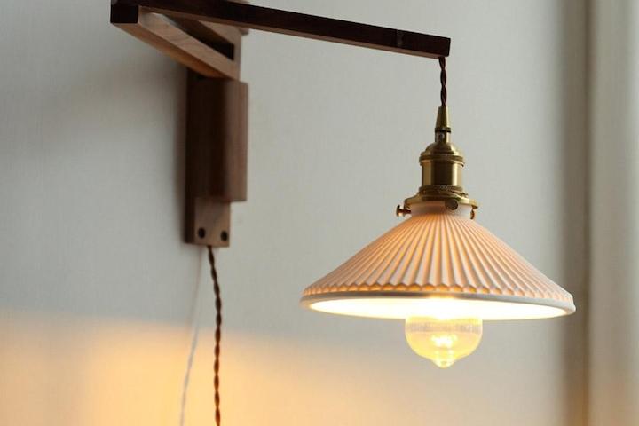 [해외] 북유럽 관절 벽조명 우드 월램프 벽조명