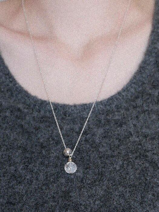 Snow ball Necklace