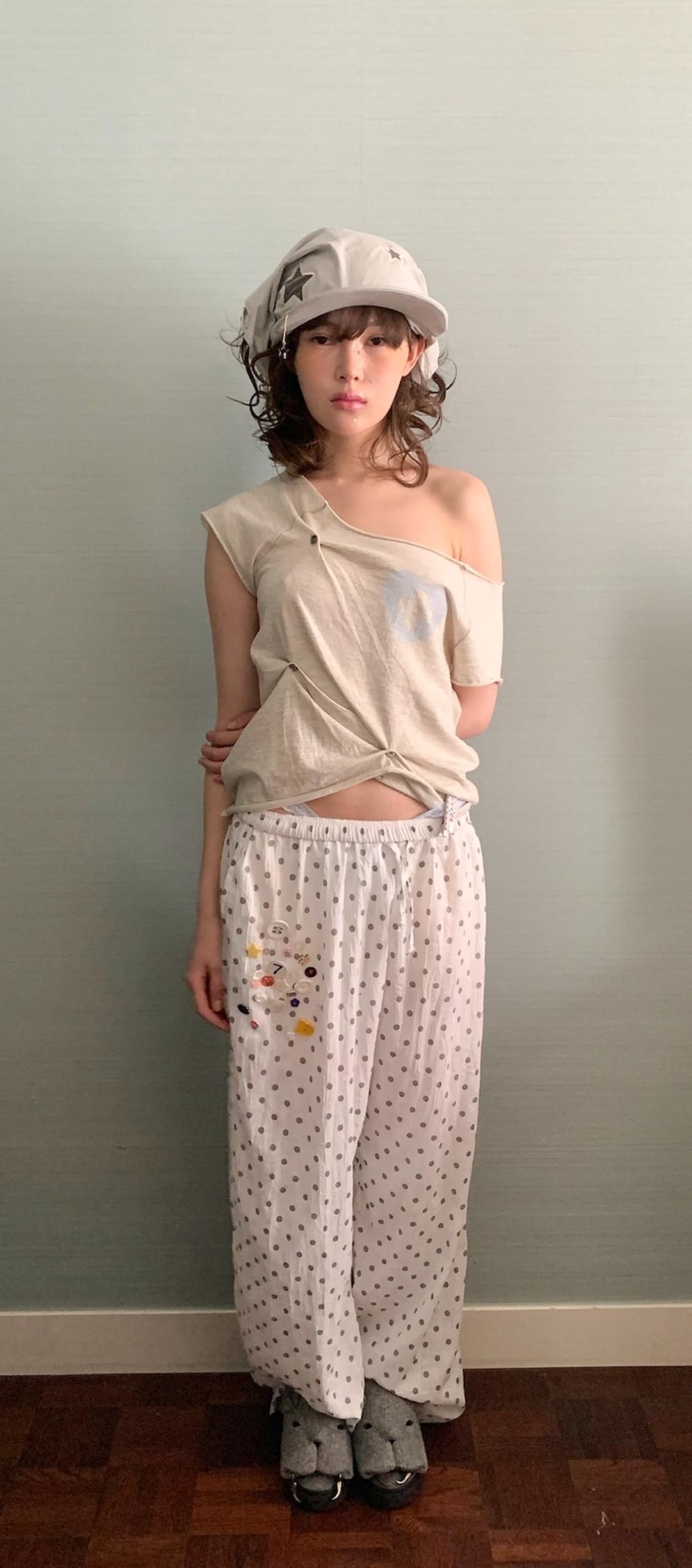 [F.E.E.S] button pop lounge pants (dot)