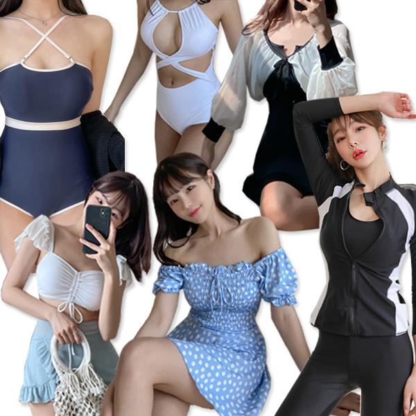 [티몬] 키니비 신상 수영복 비키니 래쉬가드 모노키니 원피스 수영복