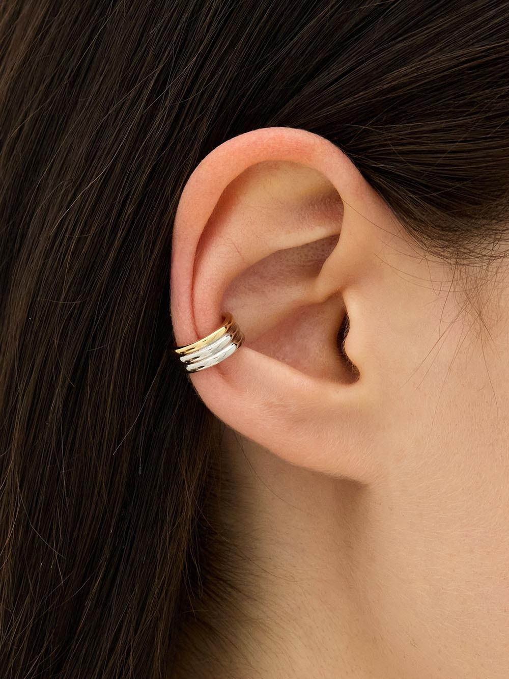 트리플 실버(C) 이어커프 HL3E36637C9XXX