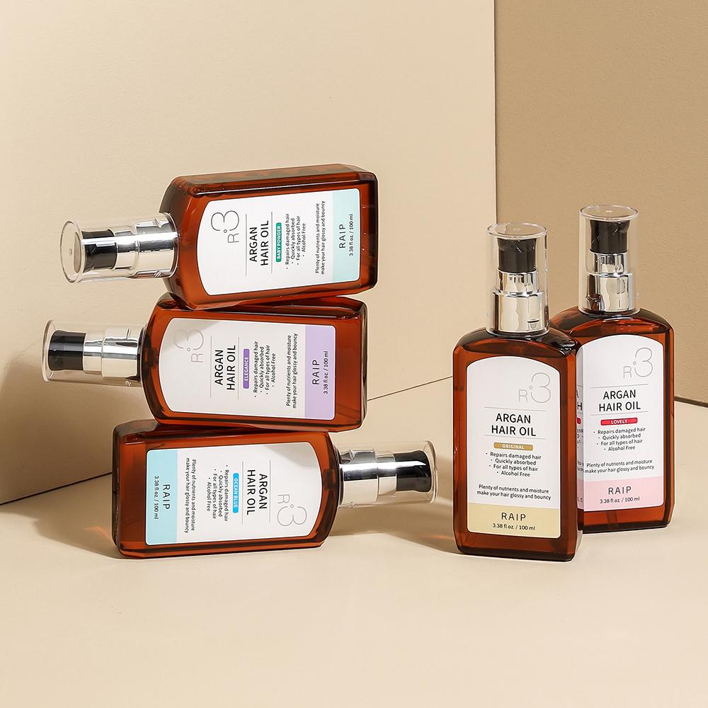 1+1+1 라입 R3 아르간오일 헤어에센스 트리트먼트 화이트솝 (단백질 세럼 극손상 미용실 컬링 남자 수분 모로코 볼륨 곱슬 오일 곱슬 파마 염색)