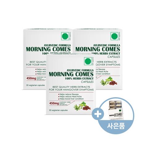 모닝컴스 숙취해소 6박스 (180캡슐) 히말라야 숙취해소 함량 2배