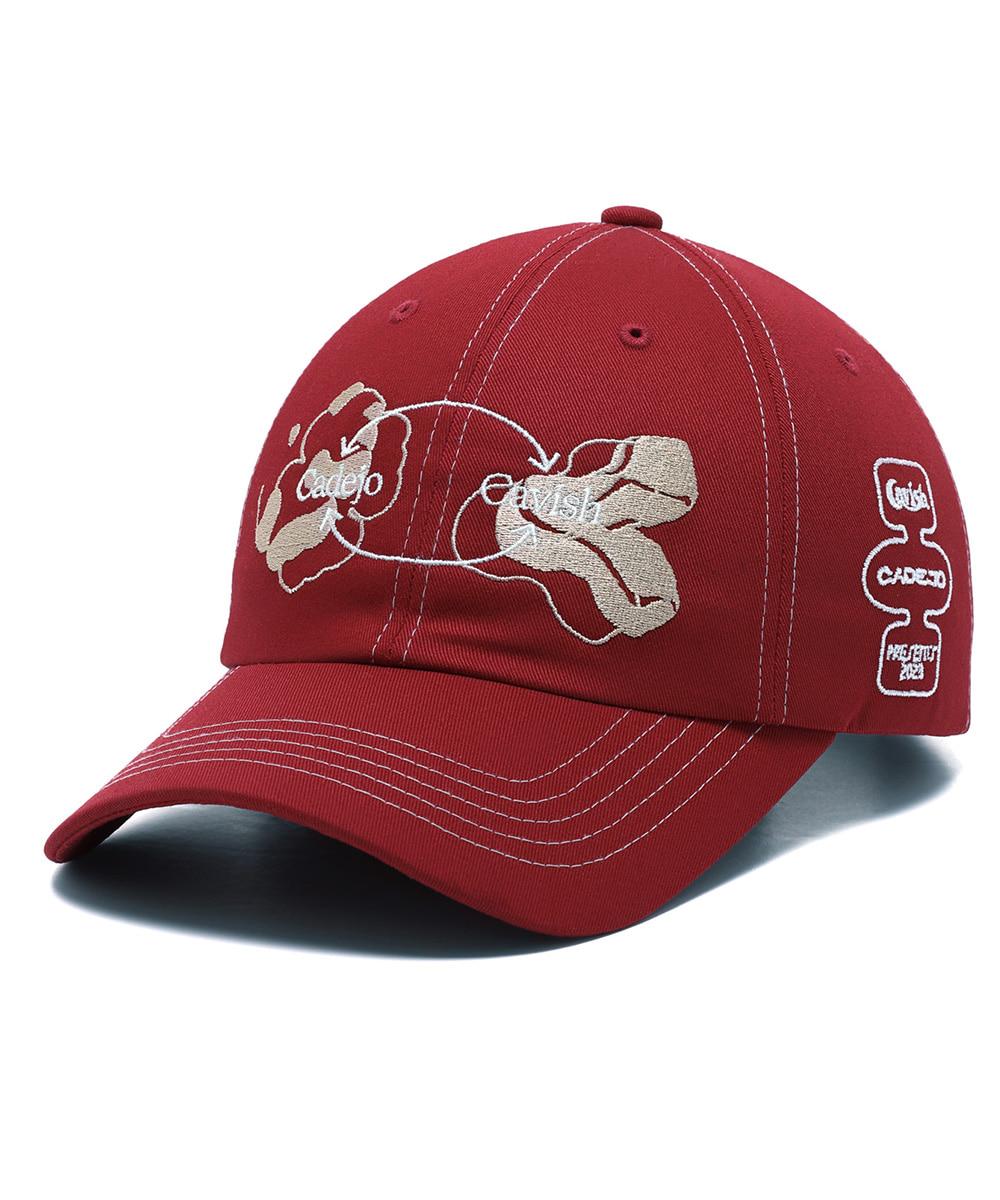 CAVISH X CADEJO STITCH POINT CAP[RED]