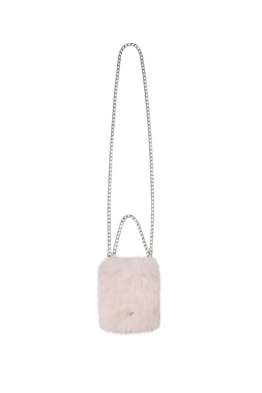 SOPHIA FUR MINI BAG pink