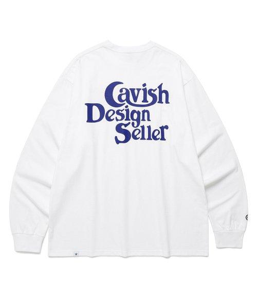 카비시(CAVISH)  SELLER LOGO LS TEE WHITE(CV2ESUT550A) - 사이즈 & 후기 | 무신사