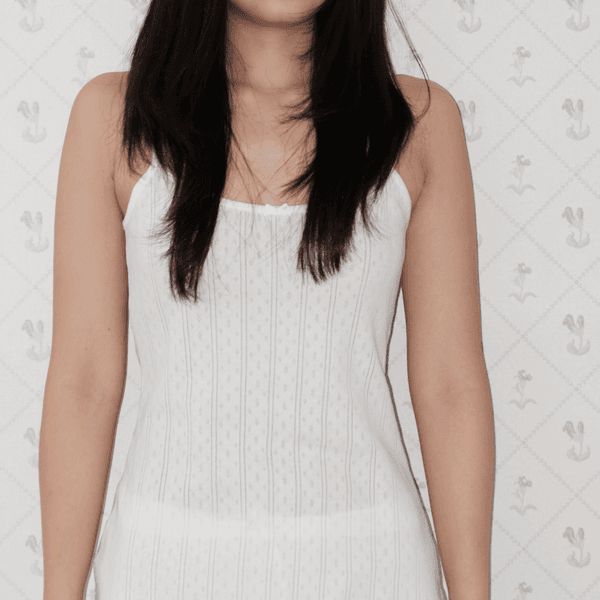 COSY POINTELLE SLIP DRESS