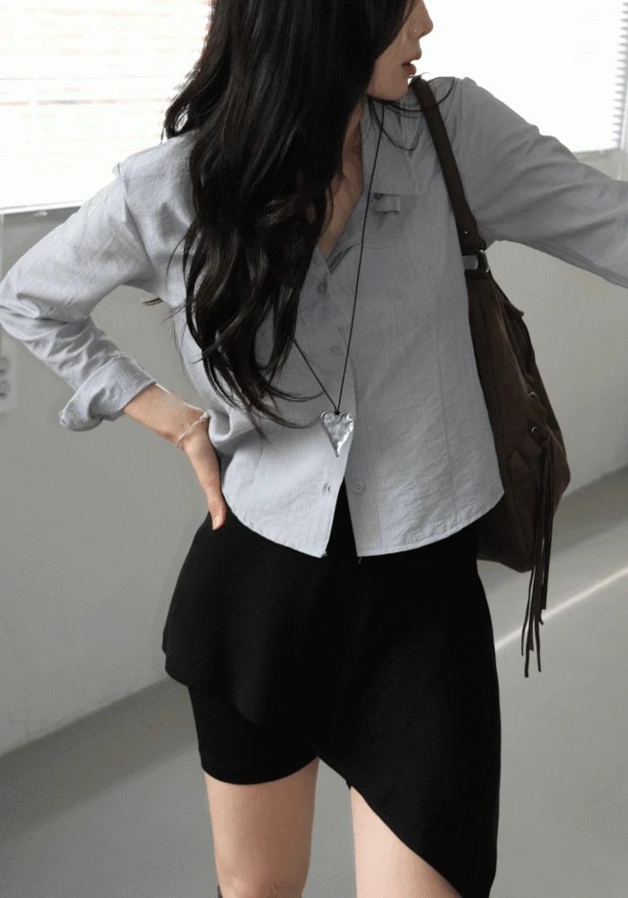 피드 스트라이프 셔츠 (3color)