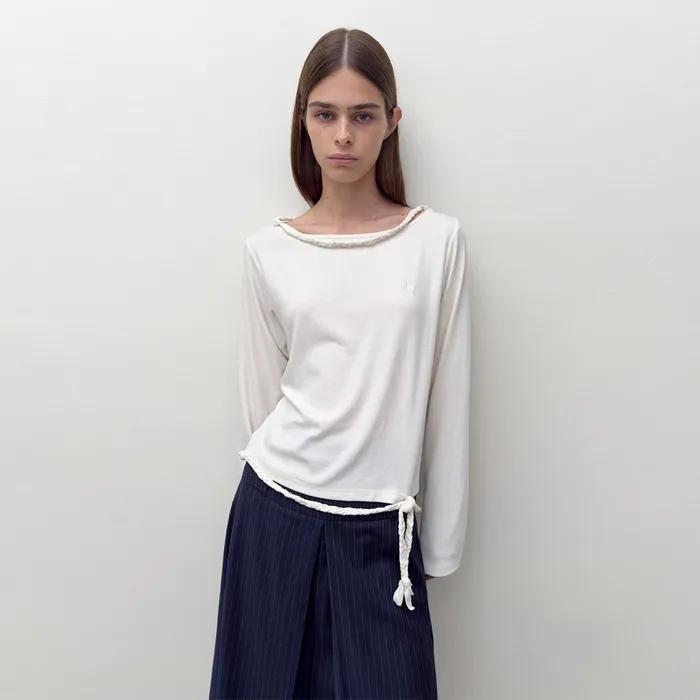 BRAID STRING TOP (ivory)