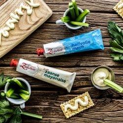 잔스 네덜란드 튜브형 마요네즈 튀김소스 4종 오리지널 / 하프 / 갈릭 / 트러플