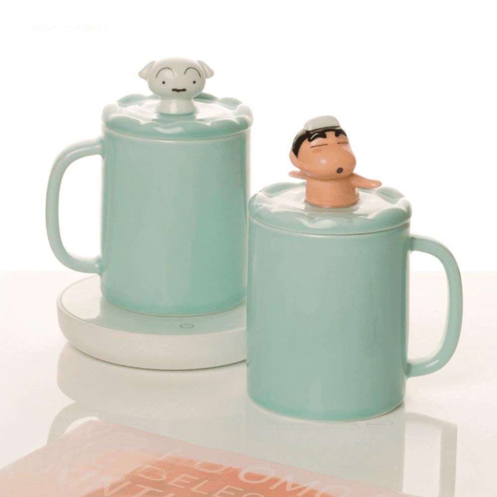 온천 짱구 흰둥이 세라믹 머그컵 집들이선물