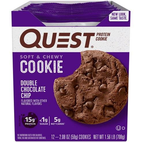 퀘스트뉴트리션 Quest Nutrition 프로틴 쿠키, 708g, 1개 - 스낵/시리얼 | 쿠팡