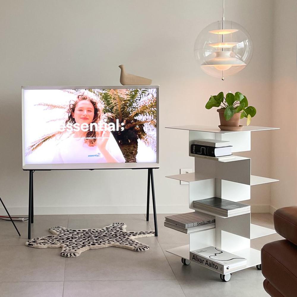 트롤리 책장 이동식선반 트롤리카트