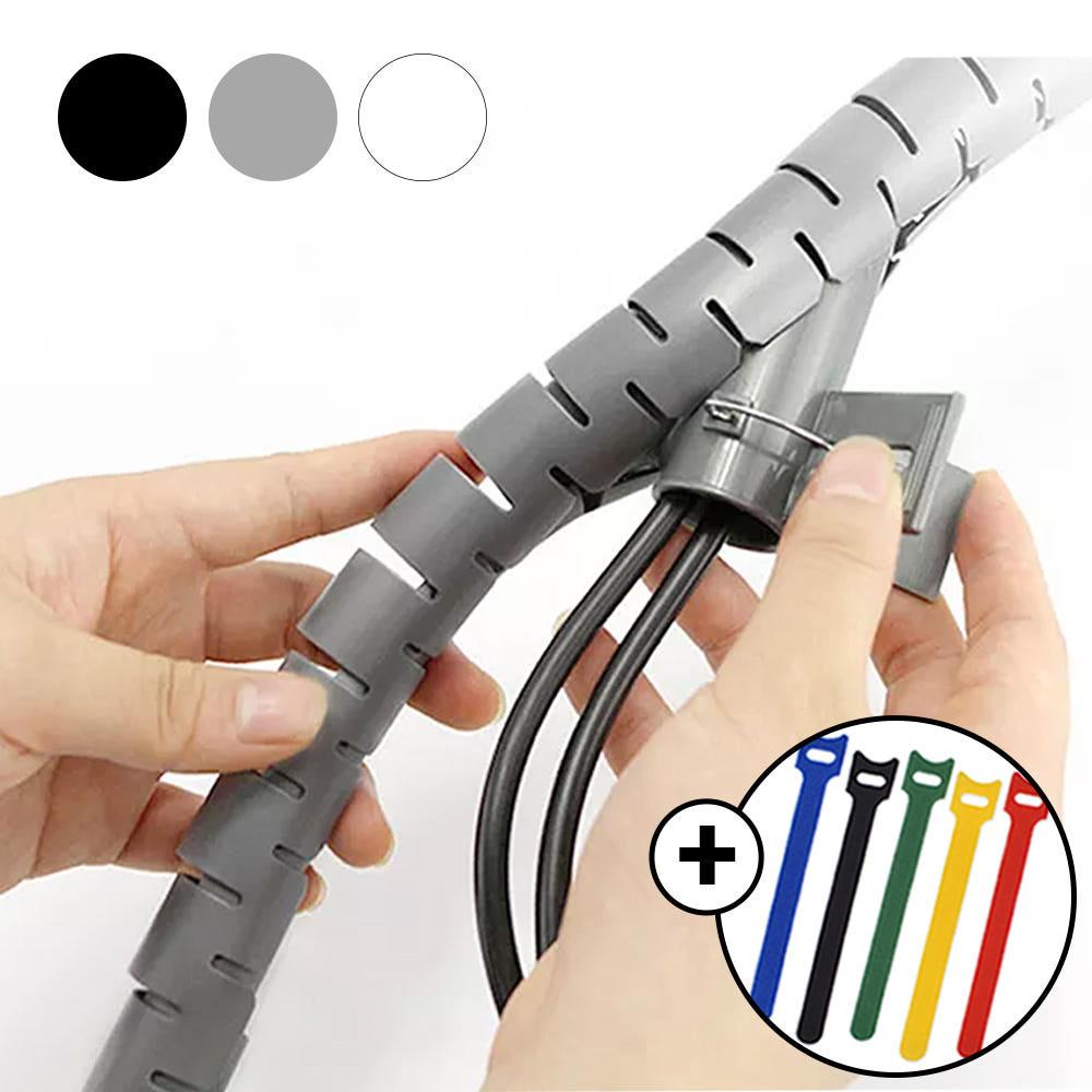 전선정리 매직 케이블 책상 컴퓨터 선정리 강아지 고양이 전기선 보호 용품 소10mmx2M 