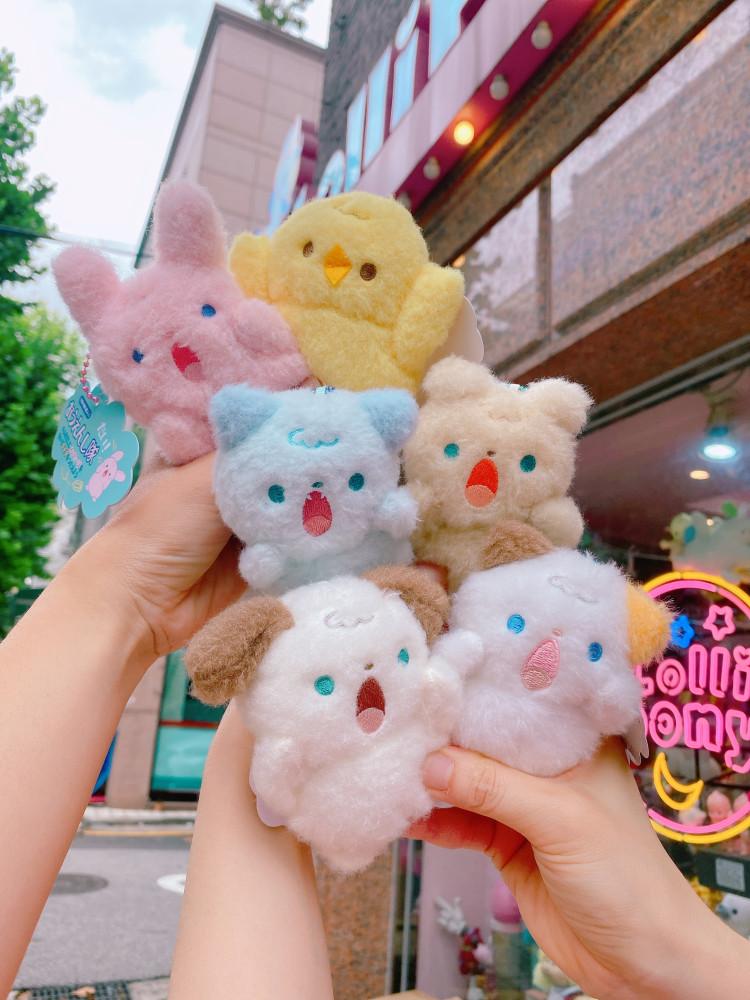 (바로배송)2차재입고 응원하고싶어!! 파이팅 넘치는 귀여운 동물키링 응원키링