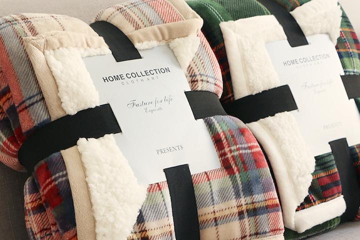 벨라 양털 극세사 양면 담요 3colors