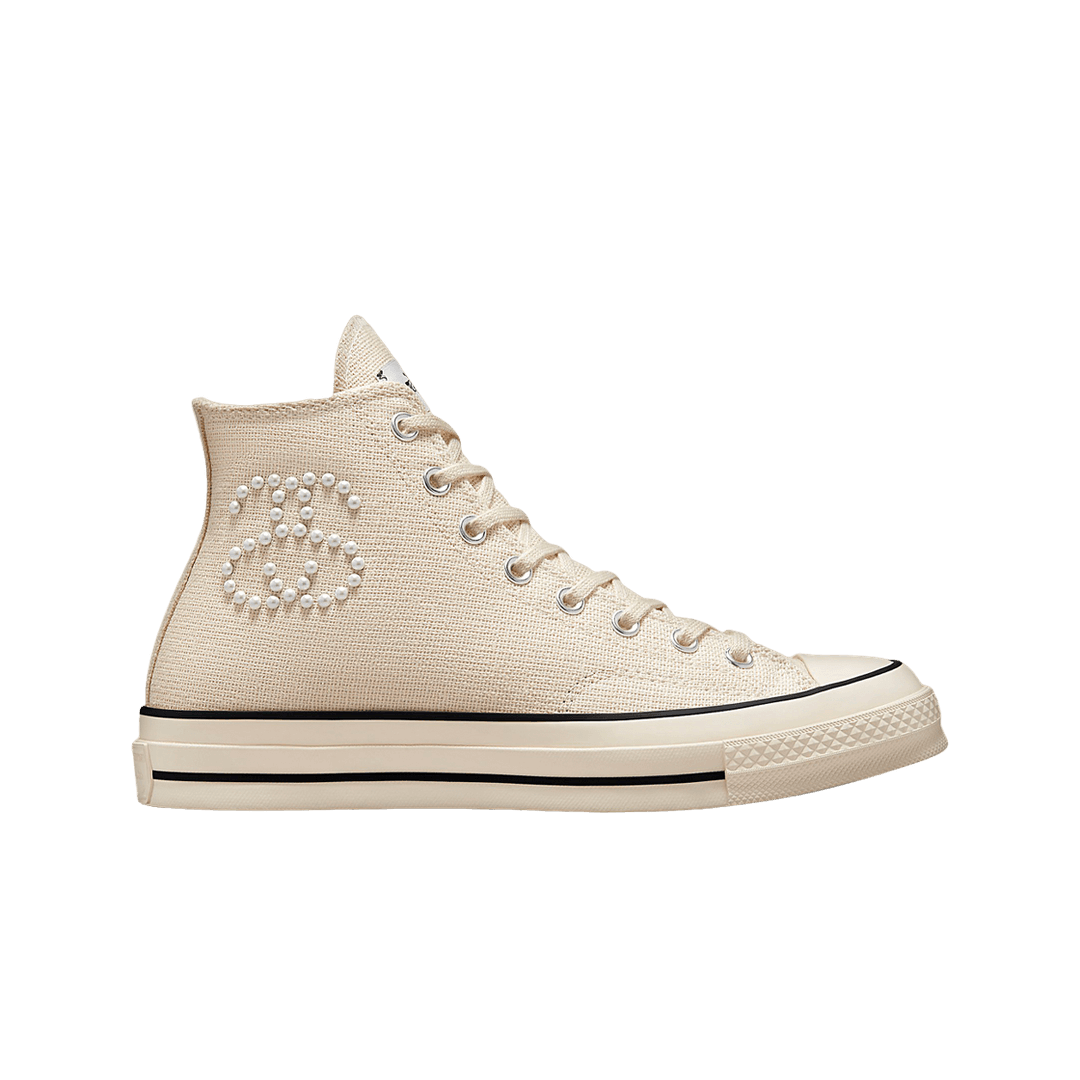Converse x Stussy Chuck 70 High Natural Ivory