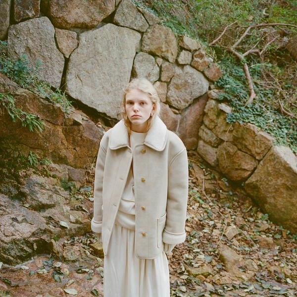 Vintage Shearling Jacket (Ivory / Beige)